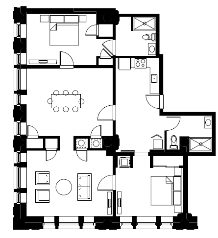 2BR/2BA - Union Lofts