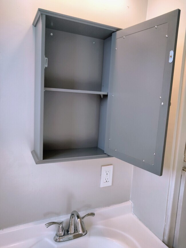 New medicine cabinet - 1004 Gould Rd
