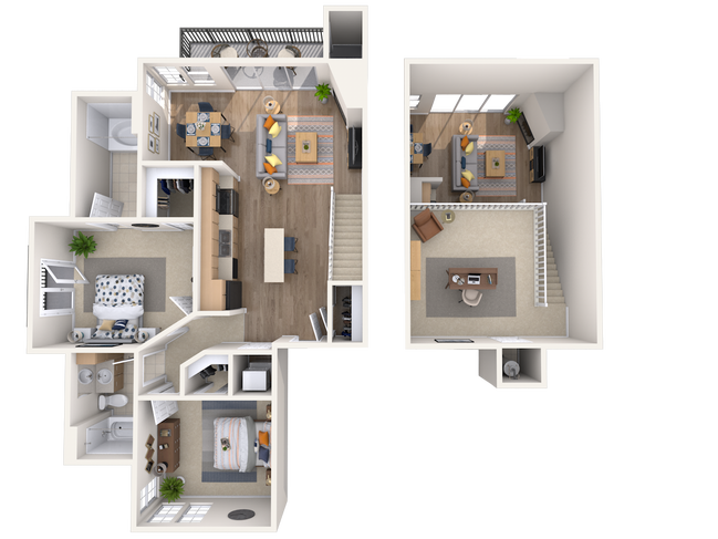 Floorplan - Lake Vista Apartments