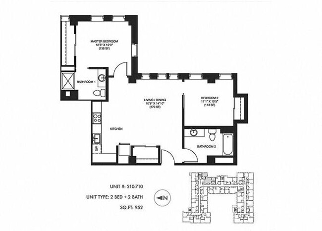 Floorplan - Somerset Place Apartments