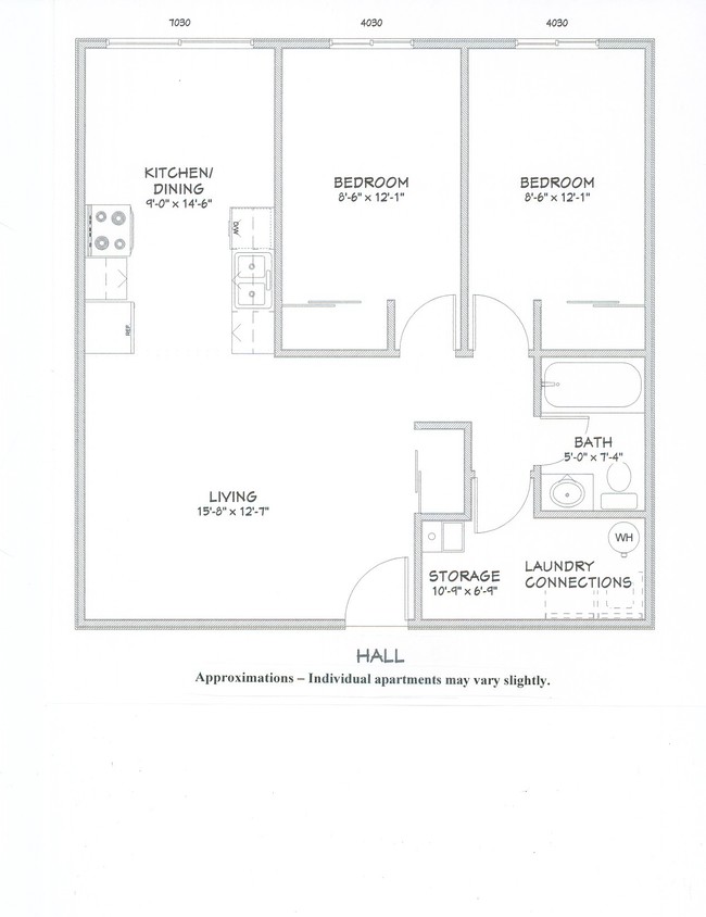 Floorplan - Wasatch View Apartments