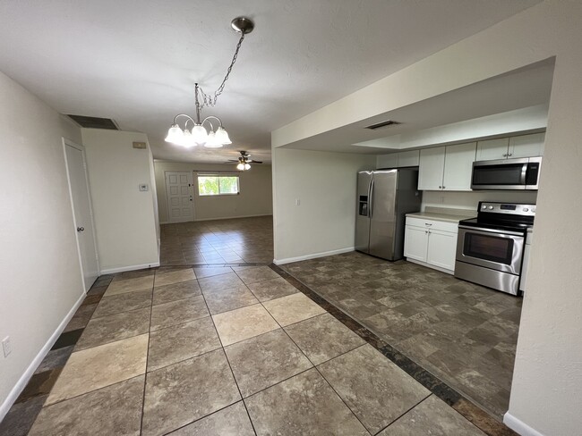 Kitchen with area for dining table - 4705 Palm Tree Blvd