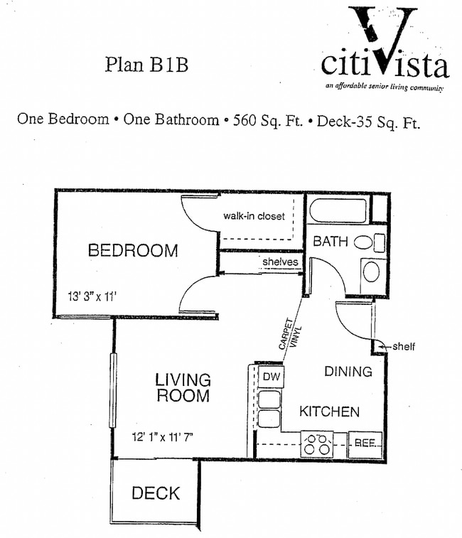 Floorplan - Vintage at Citi Vista 55+ Apartments