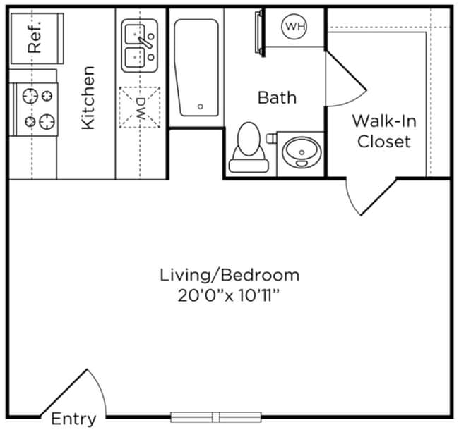 Floorplan - Emerson Apartments at Town Lake
