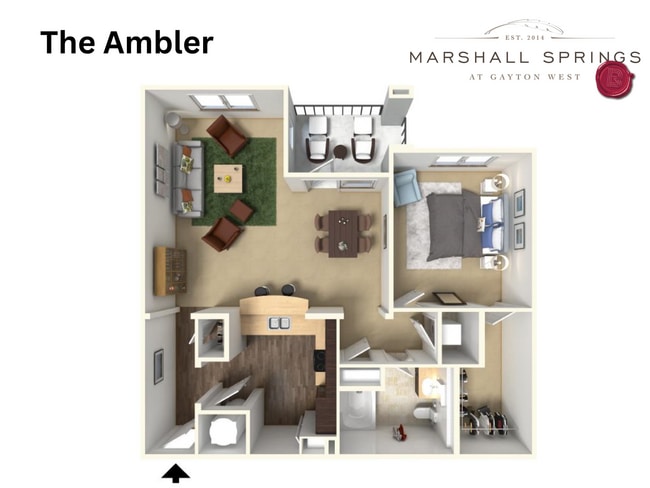 Floorplan - Marshall Springs at Gayton West