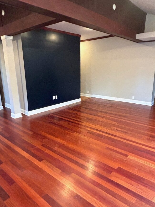 View from living room leading into the dining room. Dining room located on left side. - 2417 W 22nd St