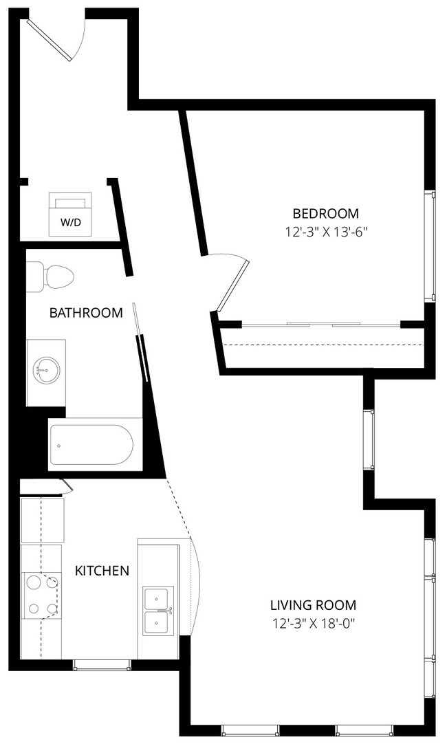 Roma - 660sqft - Aventine Apartment Homes