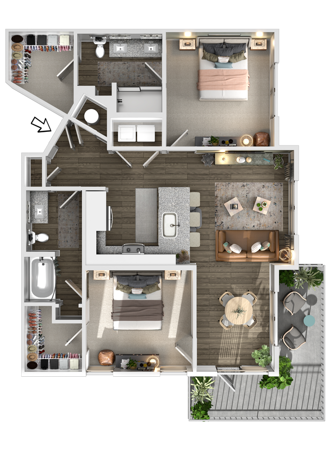 Floorplan - zThe Mason Sugarloaf