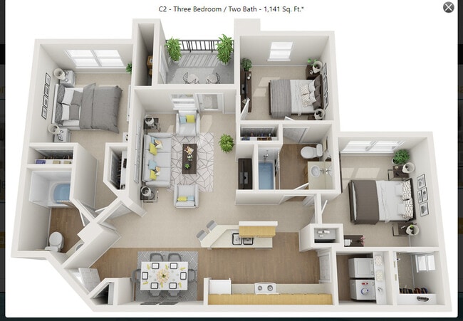Floorplan - Avela Apartments