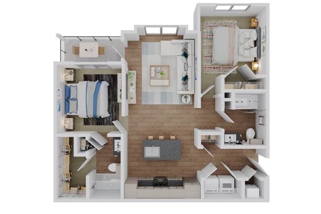 Floorplan - The Garrison Luxury Apartments