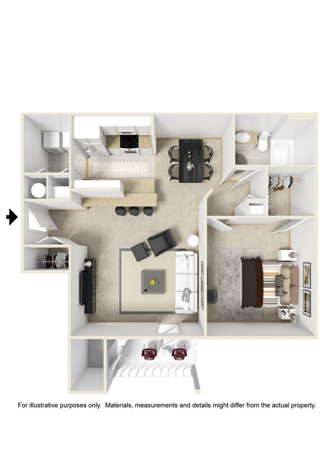 Floorplan - Parkwest Apartment Homes