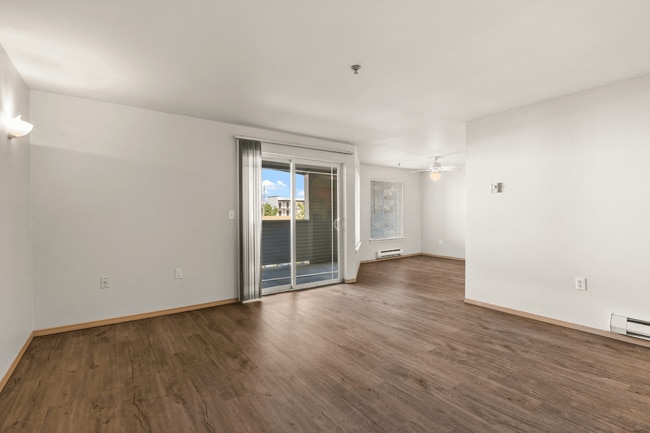 Bright and spacious living areas designed for comfortable everyday living. - Villas at Lawrence