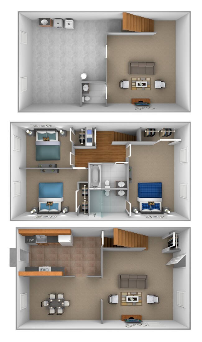 Floorplan - Walnut Grove Townhomes*