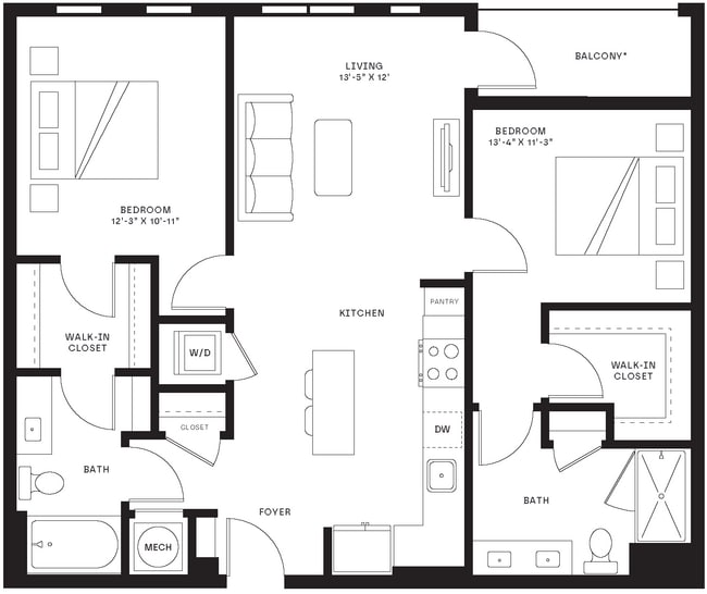 Floorplan - St. Albans Lofts