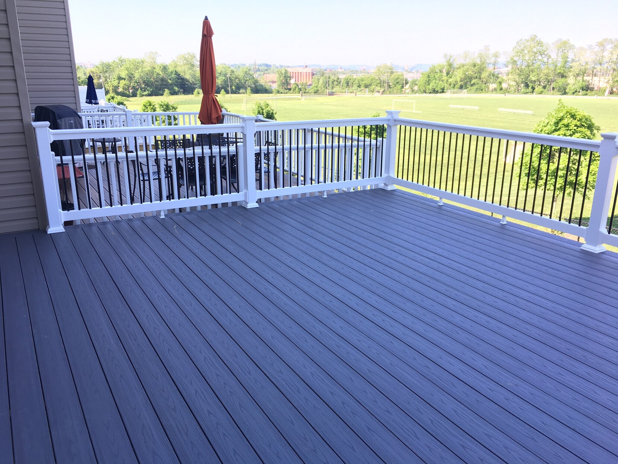 16’ x 20’ deck overlooking all of York and surrounding hills. - 987 Brechin Lane