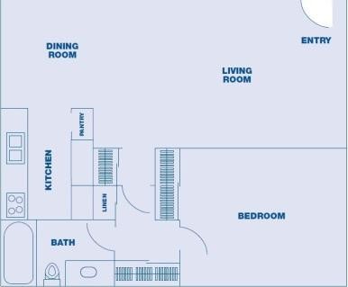 Floorplan - Fairview Apartments