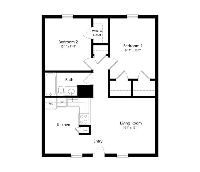 Floorplan - Miller Square & Spanish Trails