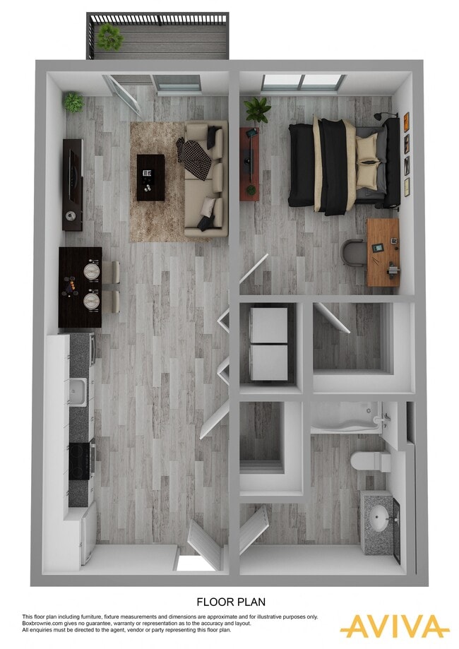 Floorplan - AVIVA Apartments