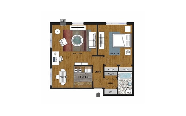 Floorplan - Minnehaha Apartments | 4330
