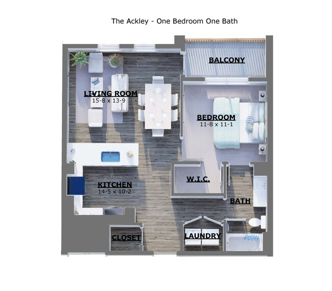 Primary Photo - The Ackley - One Bedroom One Bath