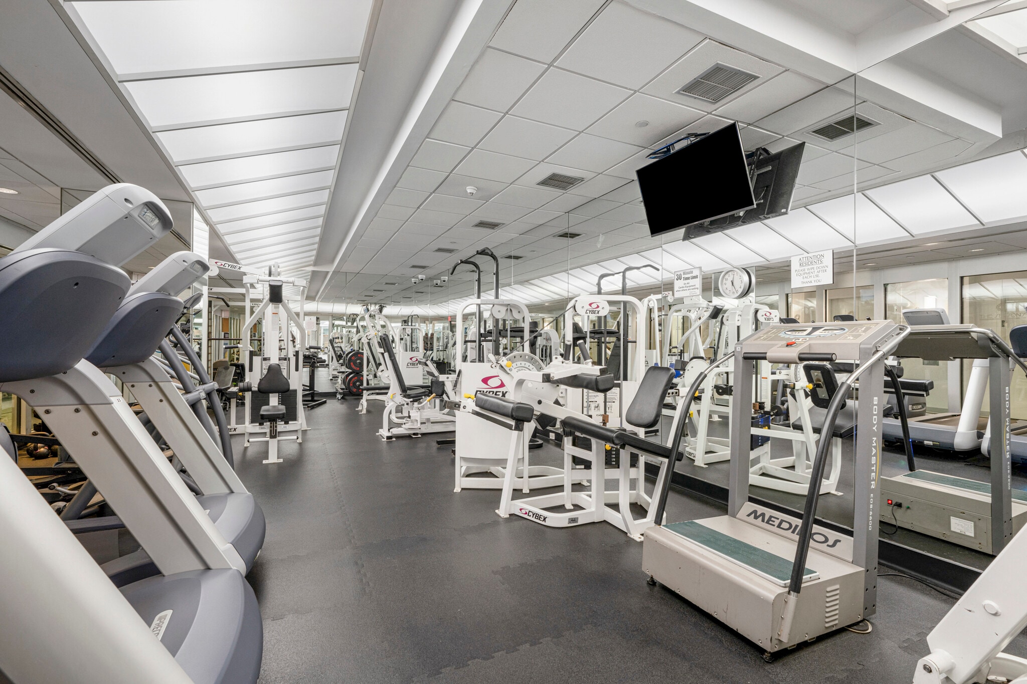 One of 3 exercise rooms. New roster of fitness classes offered each month. - 4 Martine Ave