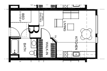 1BR/1BA - Newpark Studios