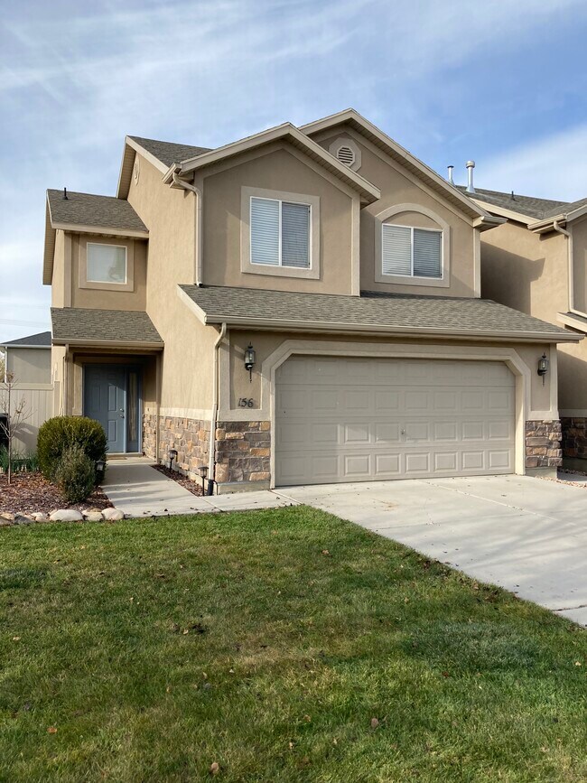 Front of house, 2 car garage - 156 S 1100 W