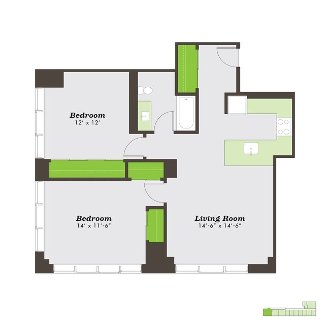 Floorplan - The Sutherland