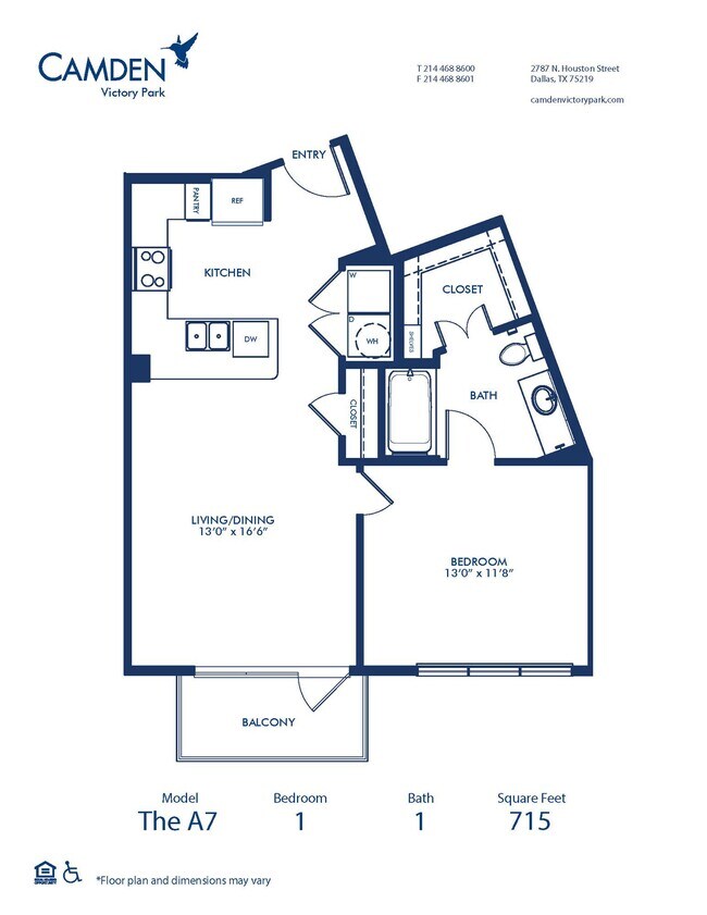 Floorplan - Camden Victory Park
