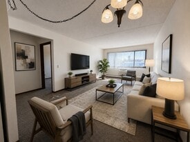 Staged Living Room - 1510 on Main