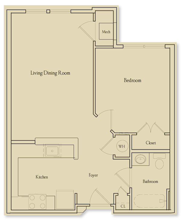 Floorplan - Victory Square Senior Apartments