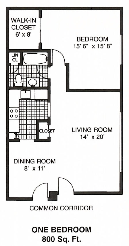 1BR/1BA - Executive Apartments