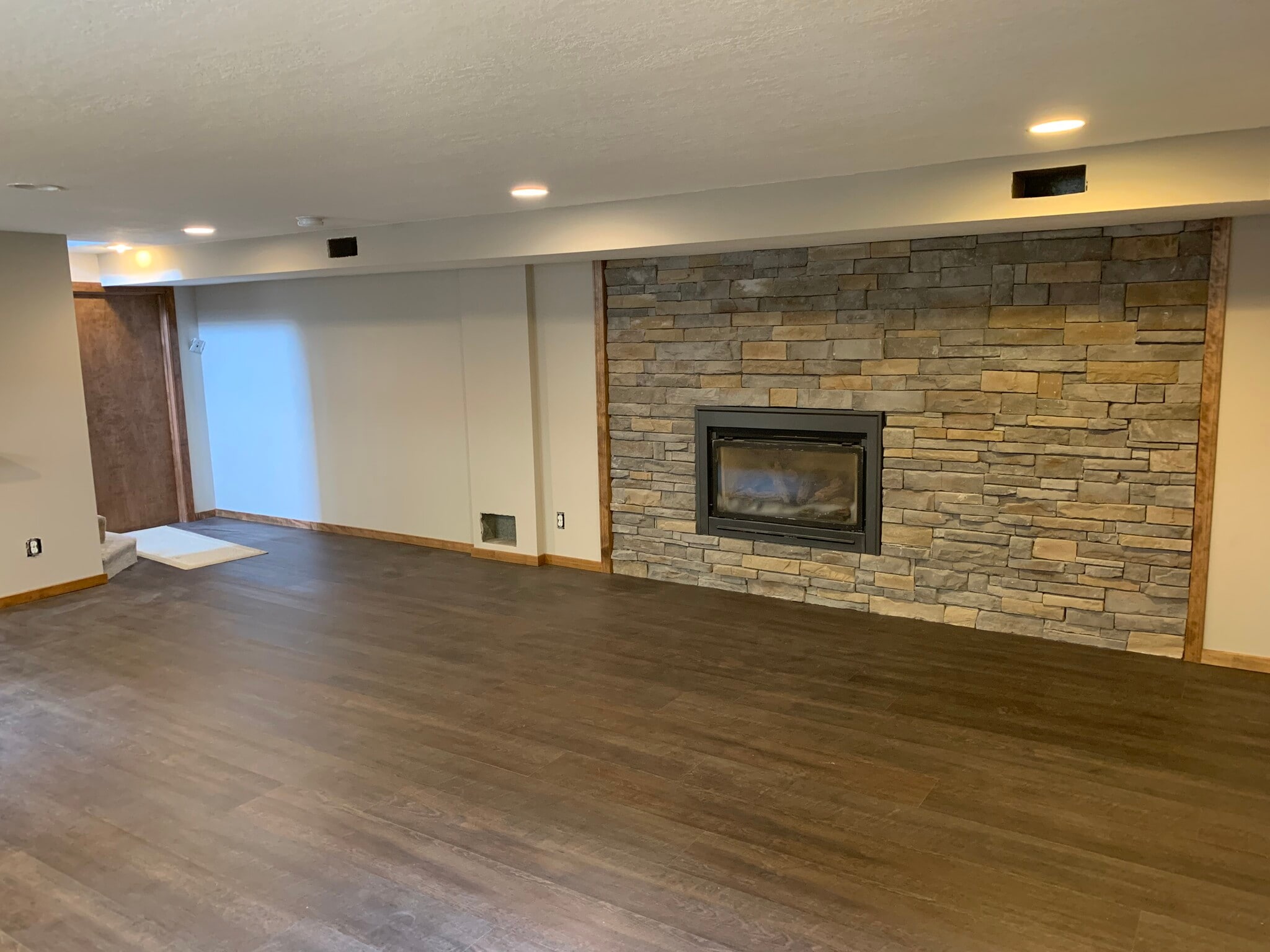 Basement Family room with gas fireplace - 6122 Penn Ave S