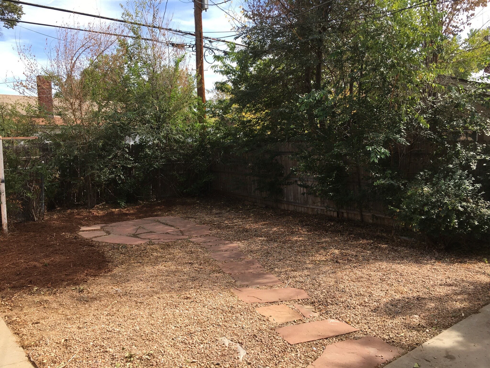 Back yard - 1532 Tamarac St