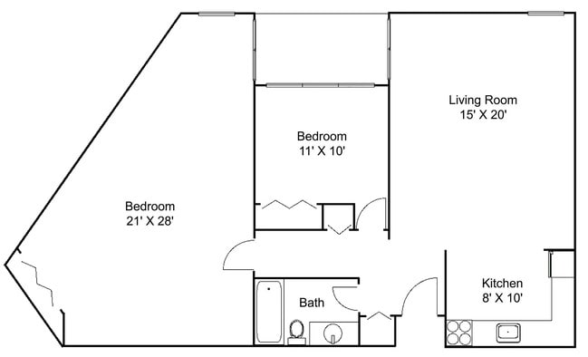 Floorplan - Hillsborough Apartments