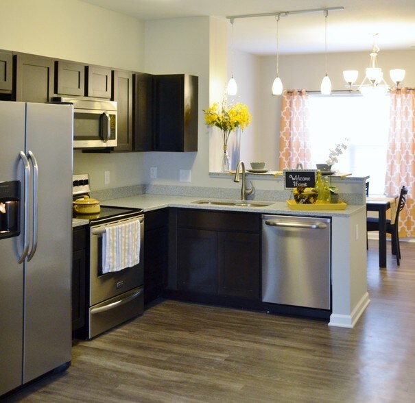 Stainless Appliances - Stone Ridge Flats and Townhomes