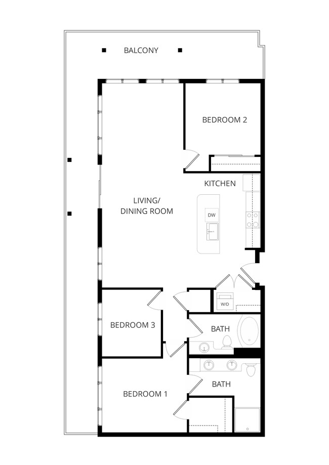 Floorplan - Gatsby Apartments