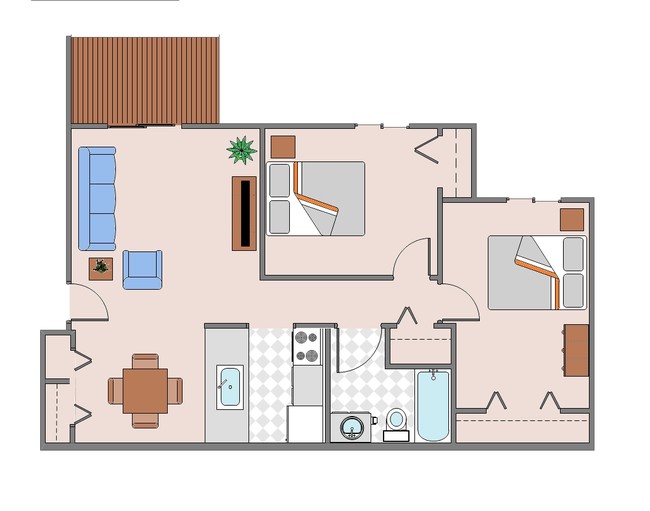 Floorplan - Mitchell Apartments