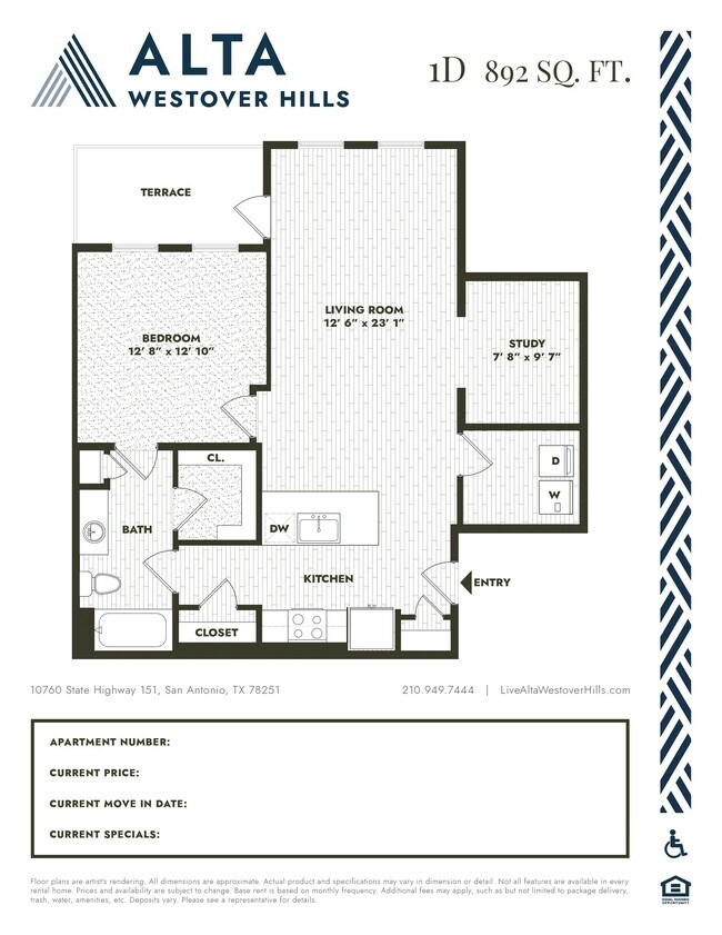 Floorplan - Alta Westover Hills