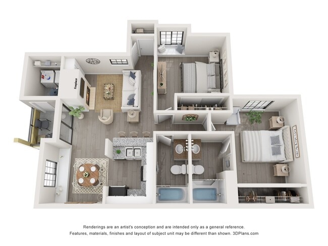 Floorplan - Desert Vistas Apartments