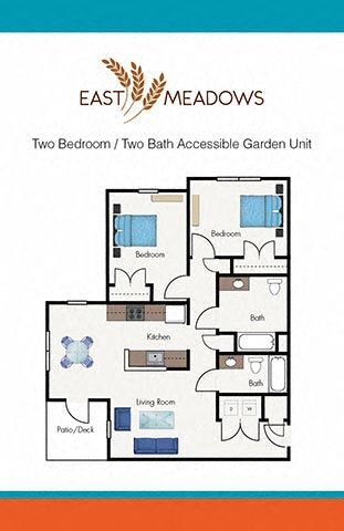 Floorplan - East Meadows Apartments