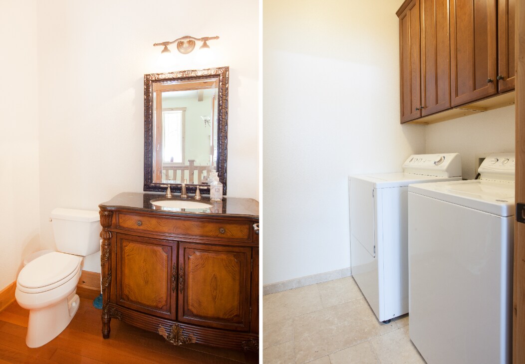 Half Bath and Laundry - 2989 Fresno Ave