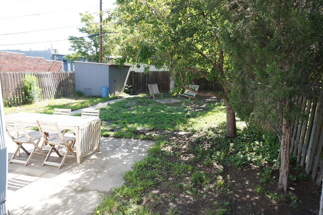 Backyard and shed - 2844 N Marion St