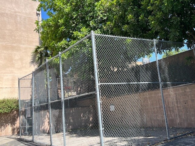 Half court basketball area - 13100 Bromont Ave