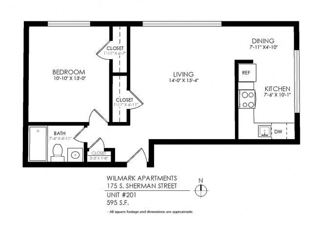 Floorplan - Wilmark Apartments