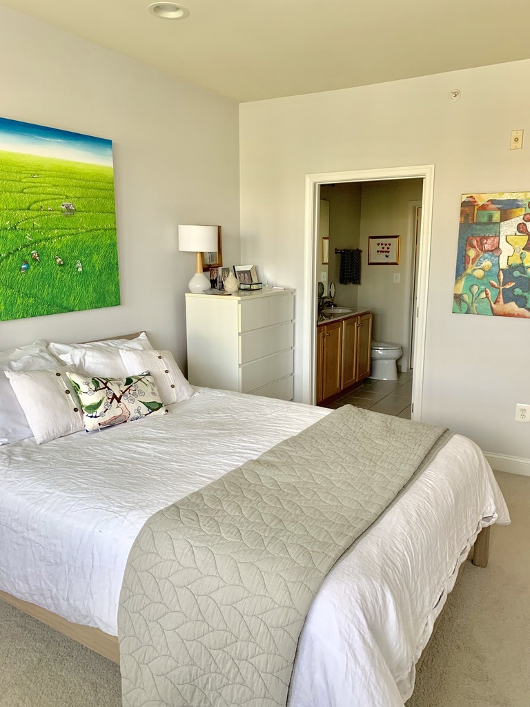 Primary Bedroom, View to Primary Bath and WIC - 1451 Belmont St NW