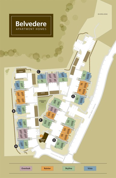 Site map - Aspens at Belvedere