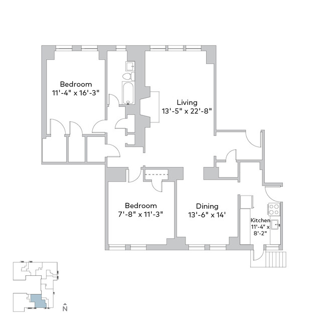 Floorplan - Cloisters