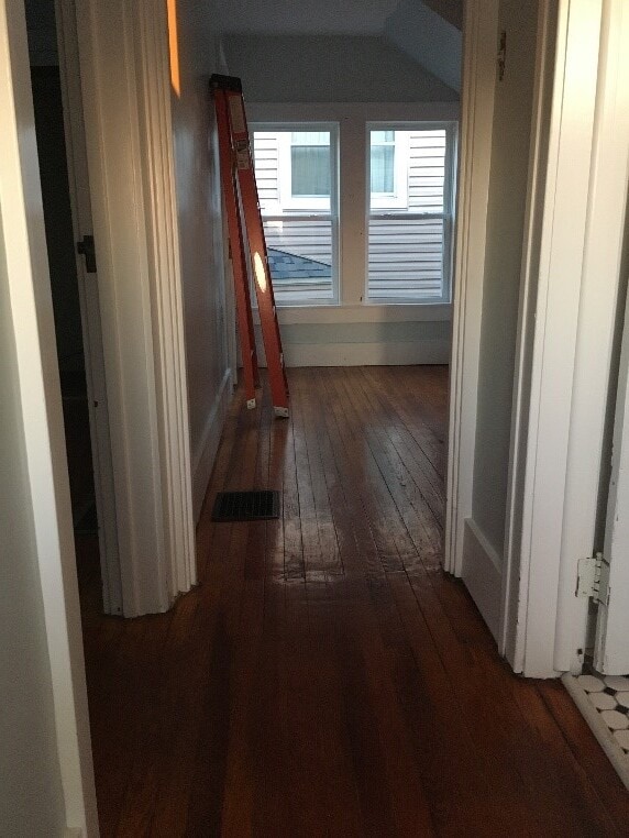 Upstairs: Bedroom to left Full Bath to right. - 240 Highland Ave