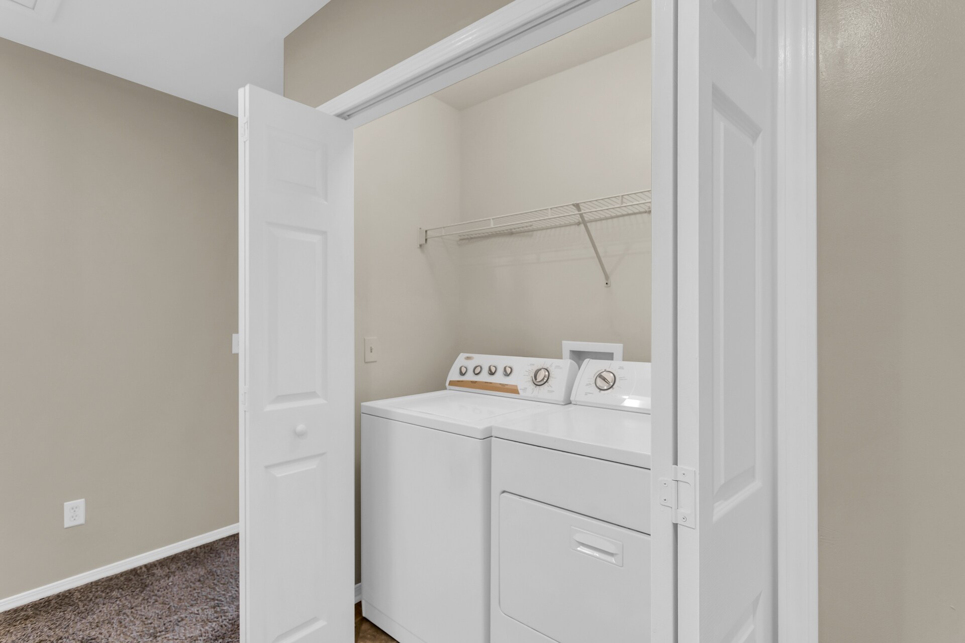 Laundry at top of stairs - 140 Fairgreen St
